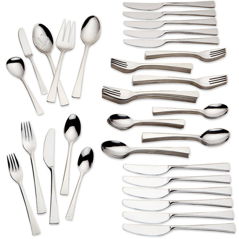 Gorham Biscayne 65-Piece Flatware Set & Reviews | Wayfair